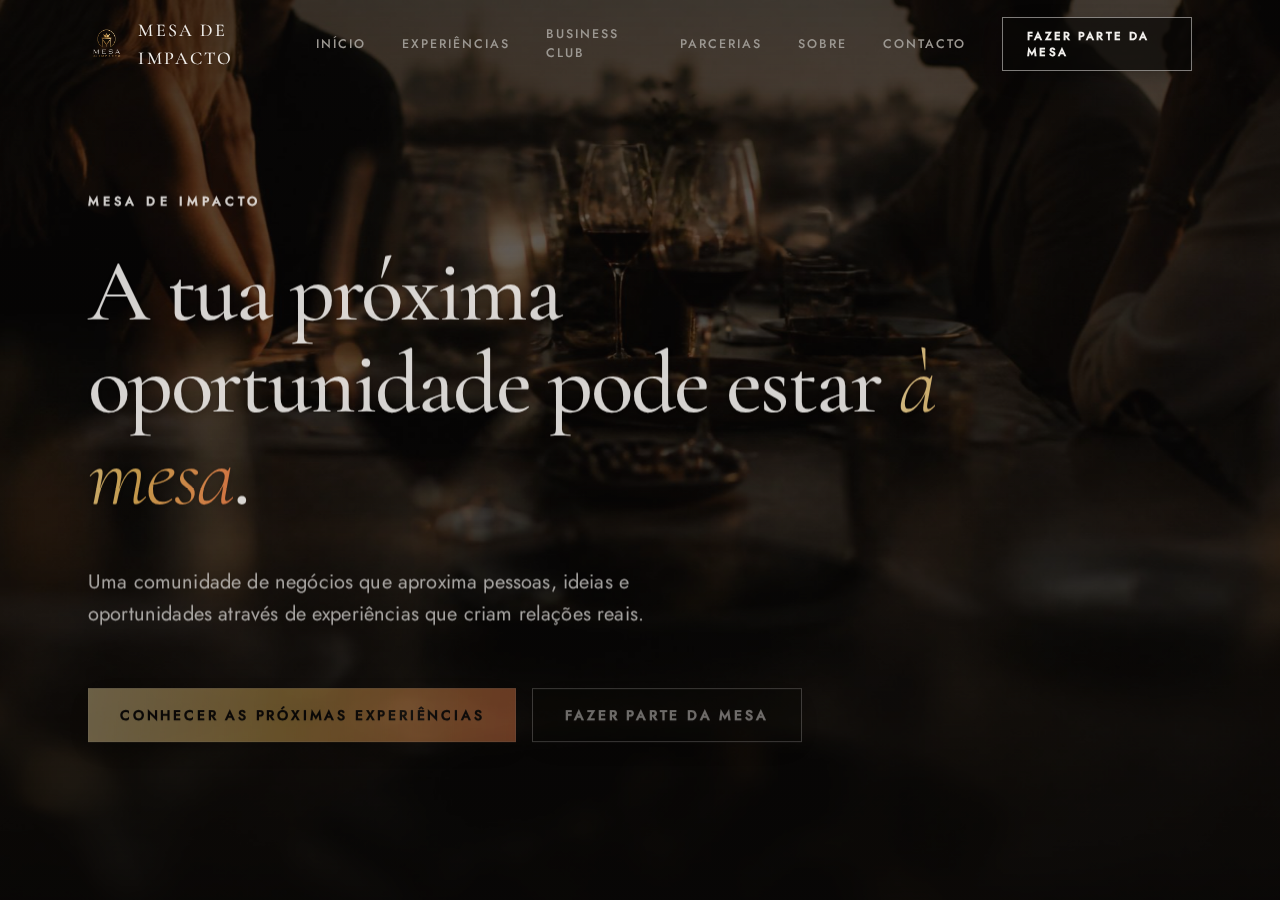Prévia do site da Mesa de Impacto